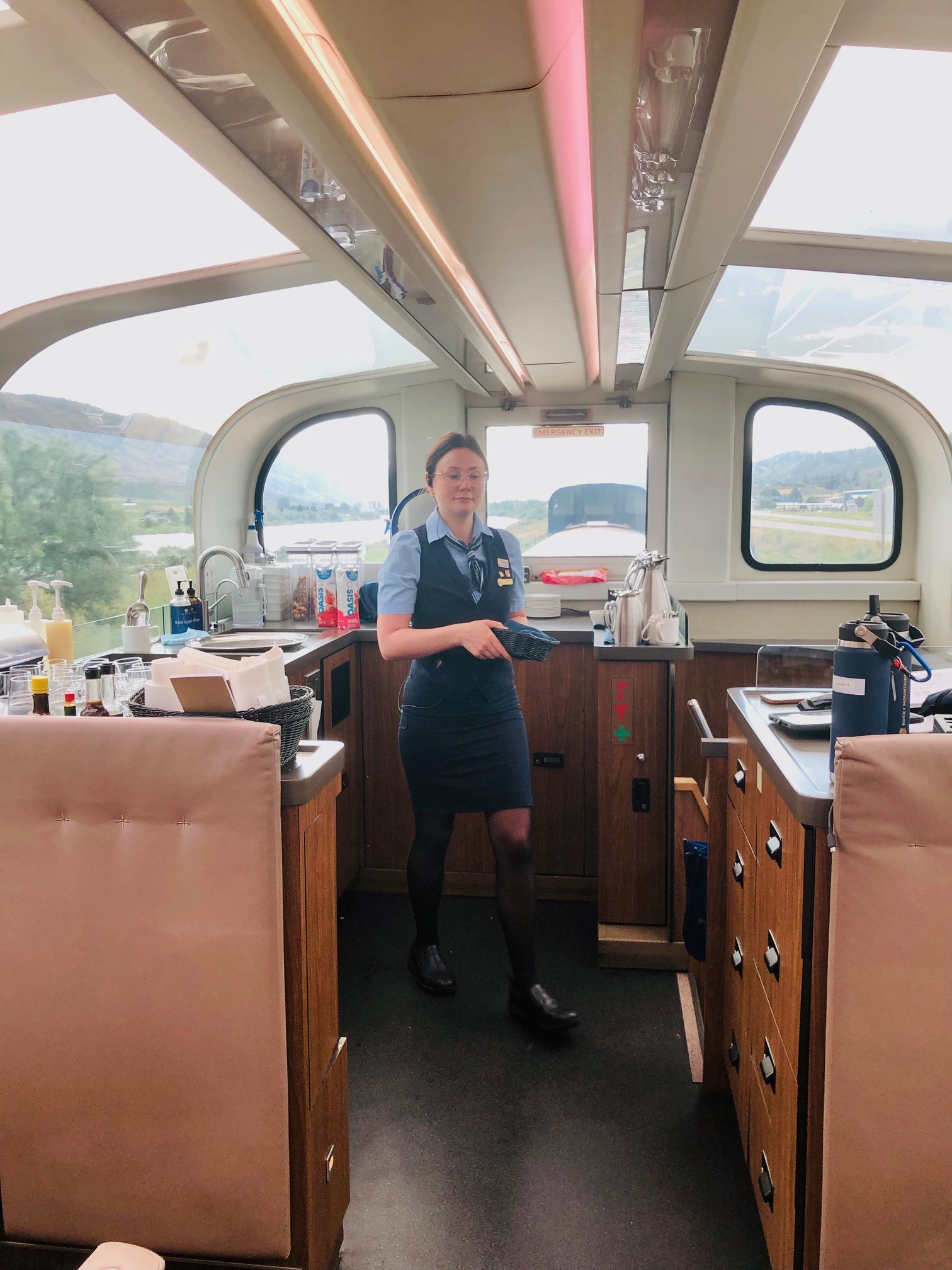 Wonderful service throughout by a staff of four.